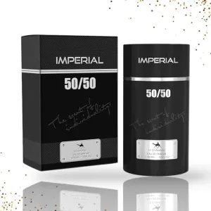 Imperial 50/50 Eau de Parfum, Black, Luxury Fragrance for Men le chameau 3.0floz