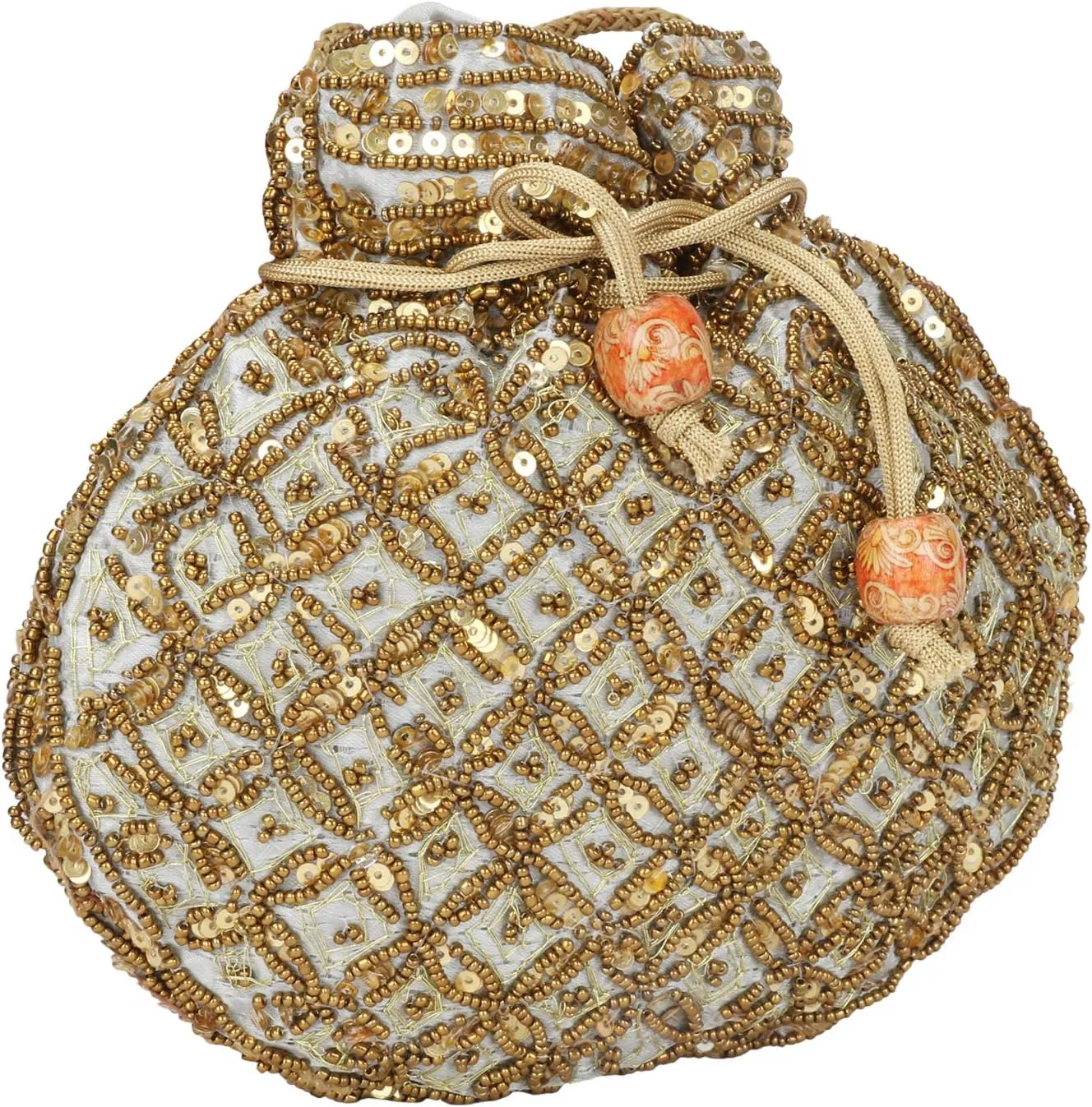 Indian sequence Potli Bag/wedding purse/jewelery purse for girls & women