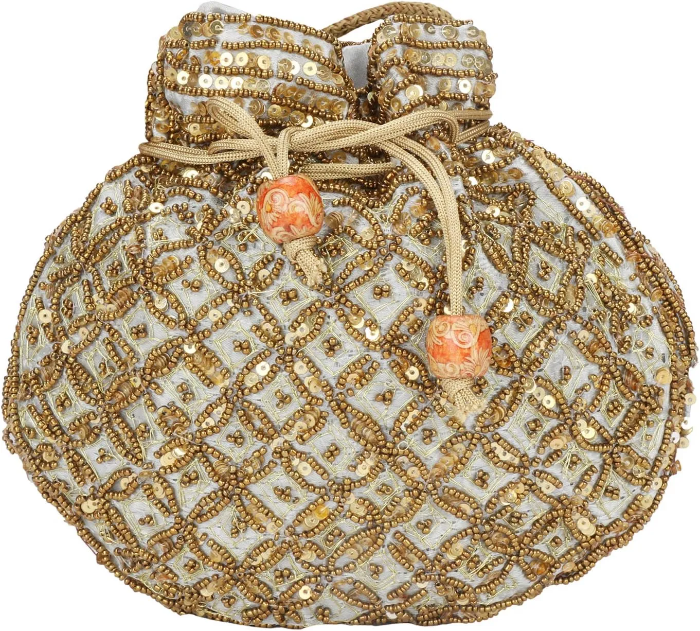 Indian sequence Potli Bag/wedding purse/jewelery purse for girls & women