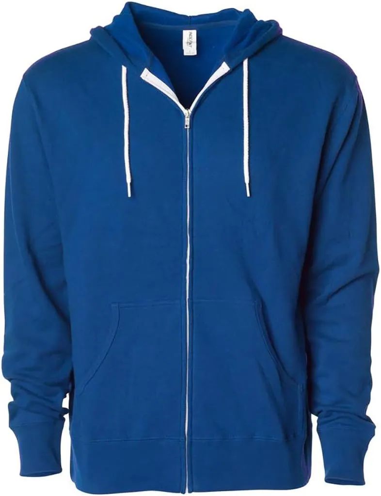 ITC Mens Full-Zip Hooded Sweatshirt (AFX90UNZ) -COBALT -XS