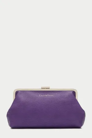 Ivy VIOLA Leather Clutch