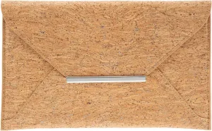 JNB Cork Envelope Flat Clutch