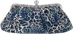 JNB Synthetic Leopard Print Clutch