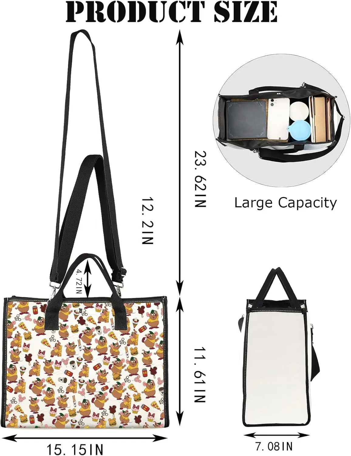 JNIAP Cartoon Mouse Crossbody Bag Cartoon Mouse Gifts Cartoon Mouse Shoulder Bag Cartoon Mouse Merchandise