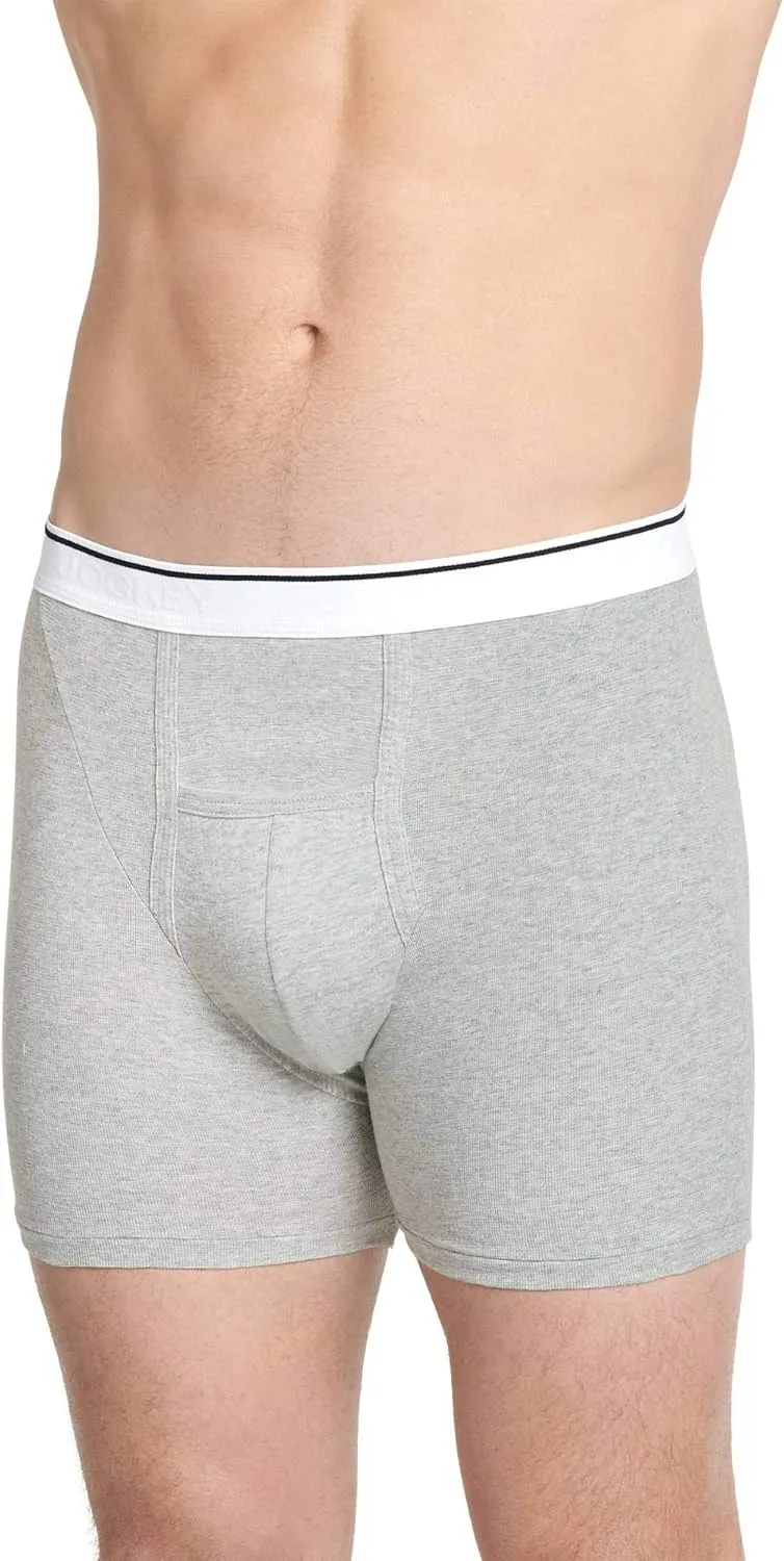 Jockey Men's Pouch 5" Boxer Brief - 2 Pack