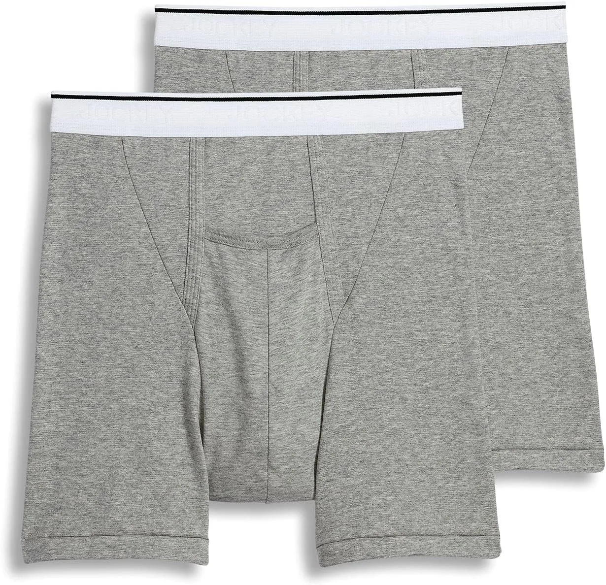 Jockey Men's Pouch 5" Boxer Brief - 2 Pack