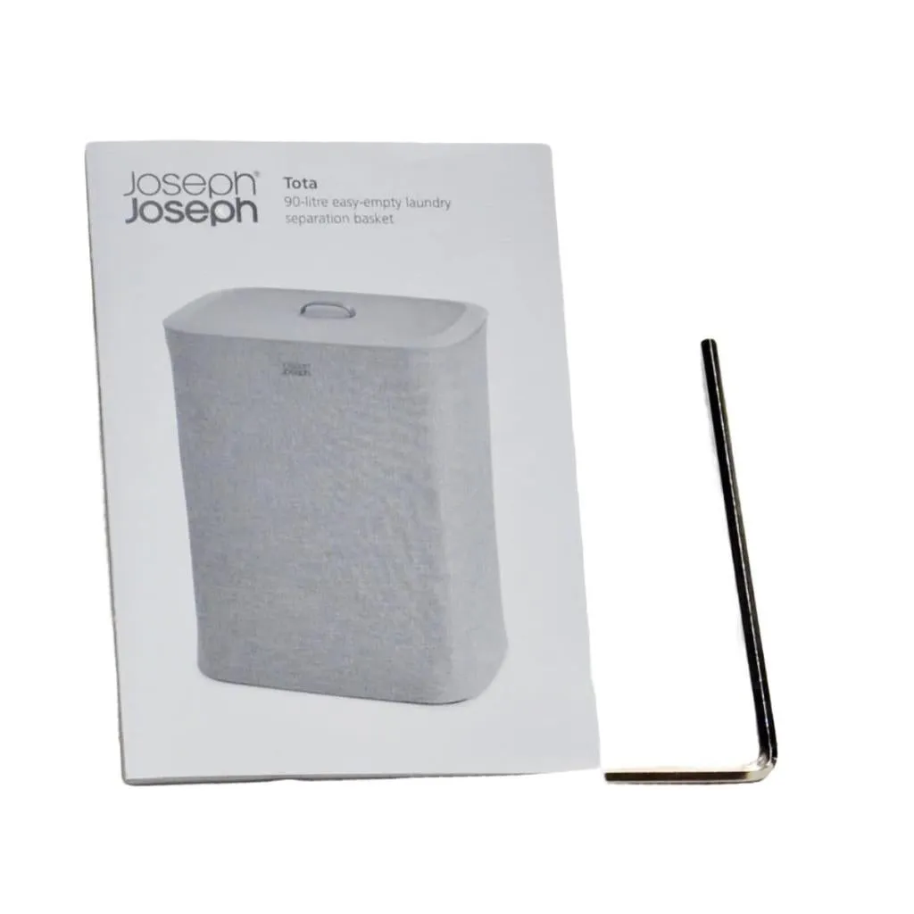 Joseph Joseph Tota 90 L Laundry Basket Gray