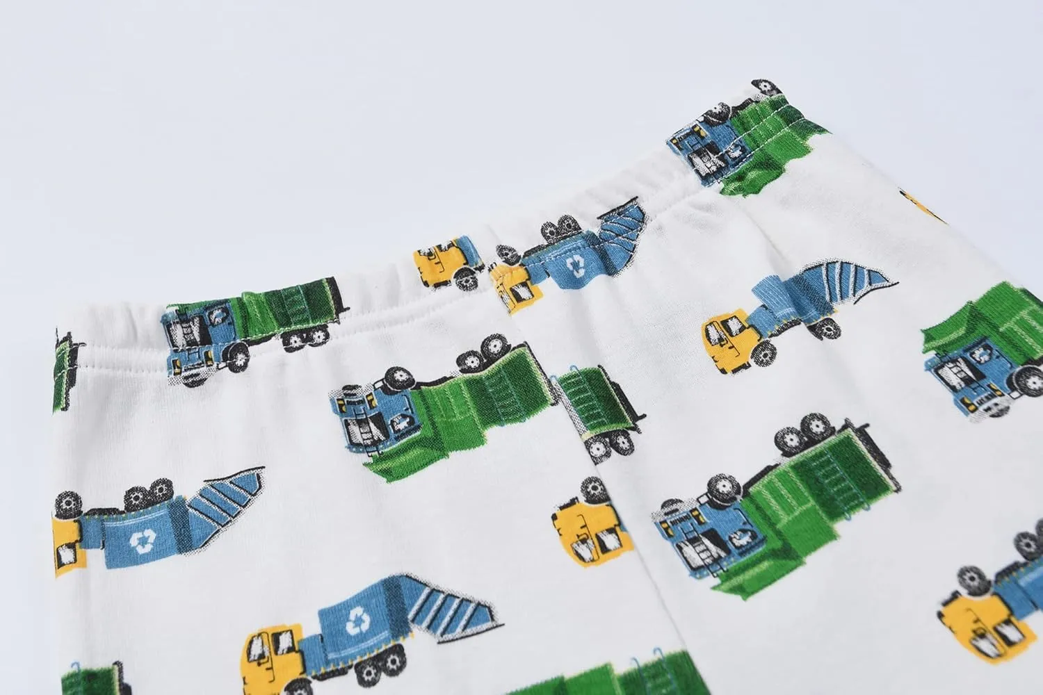 Joyond Boys Pure Cotton Summer Pjs for 2-14 Years, Kids Short Sleeve 4-Piece Pajamas Set Little Boys Sleepwear
