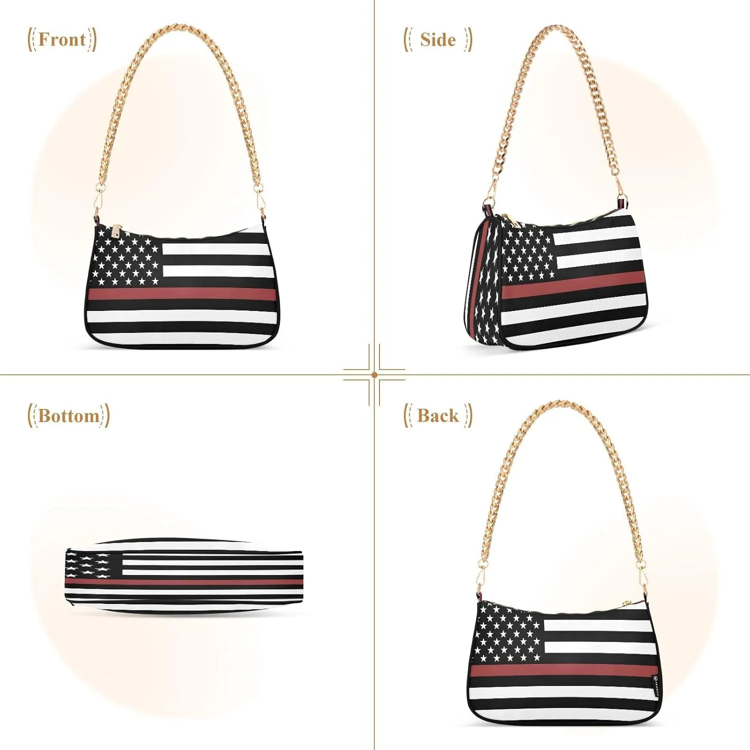 JSTEL Shoulder Bag Purse for Women,Polyester Small Crossbody Bags Purse Wallet Shoulder Bag