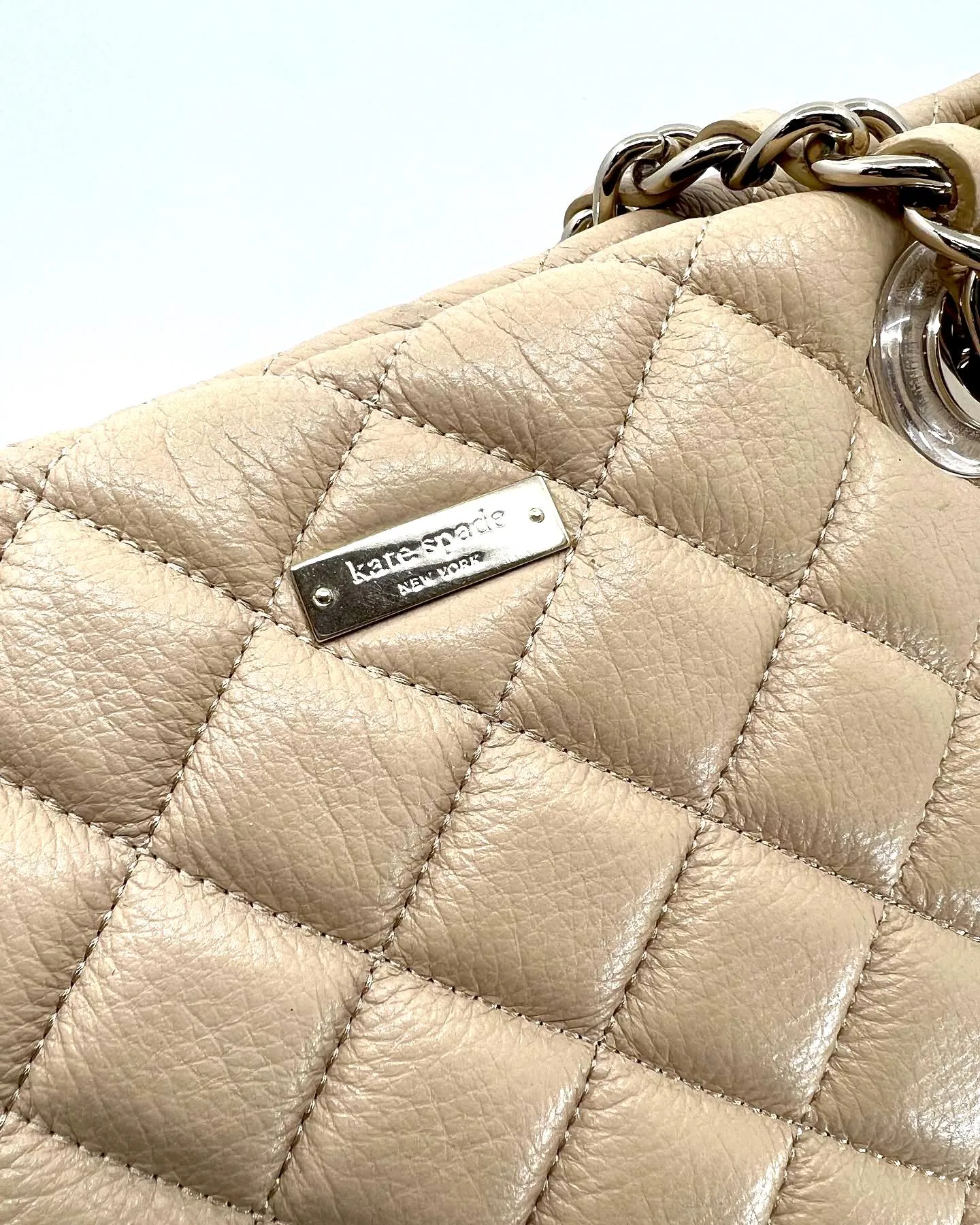 KATE SPADE GOLD COAST QUILTED LEATHER MARYANNE SHOULDER BAG
