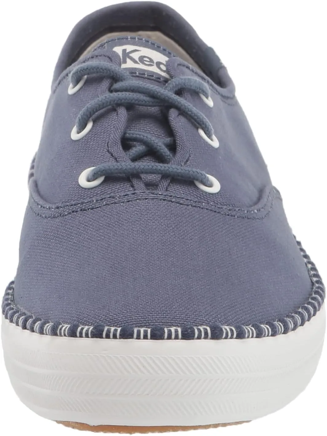 Keds Womens Champion Wave Metallic Lace Up Sneakers Shoes Casual - Silver