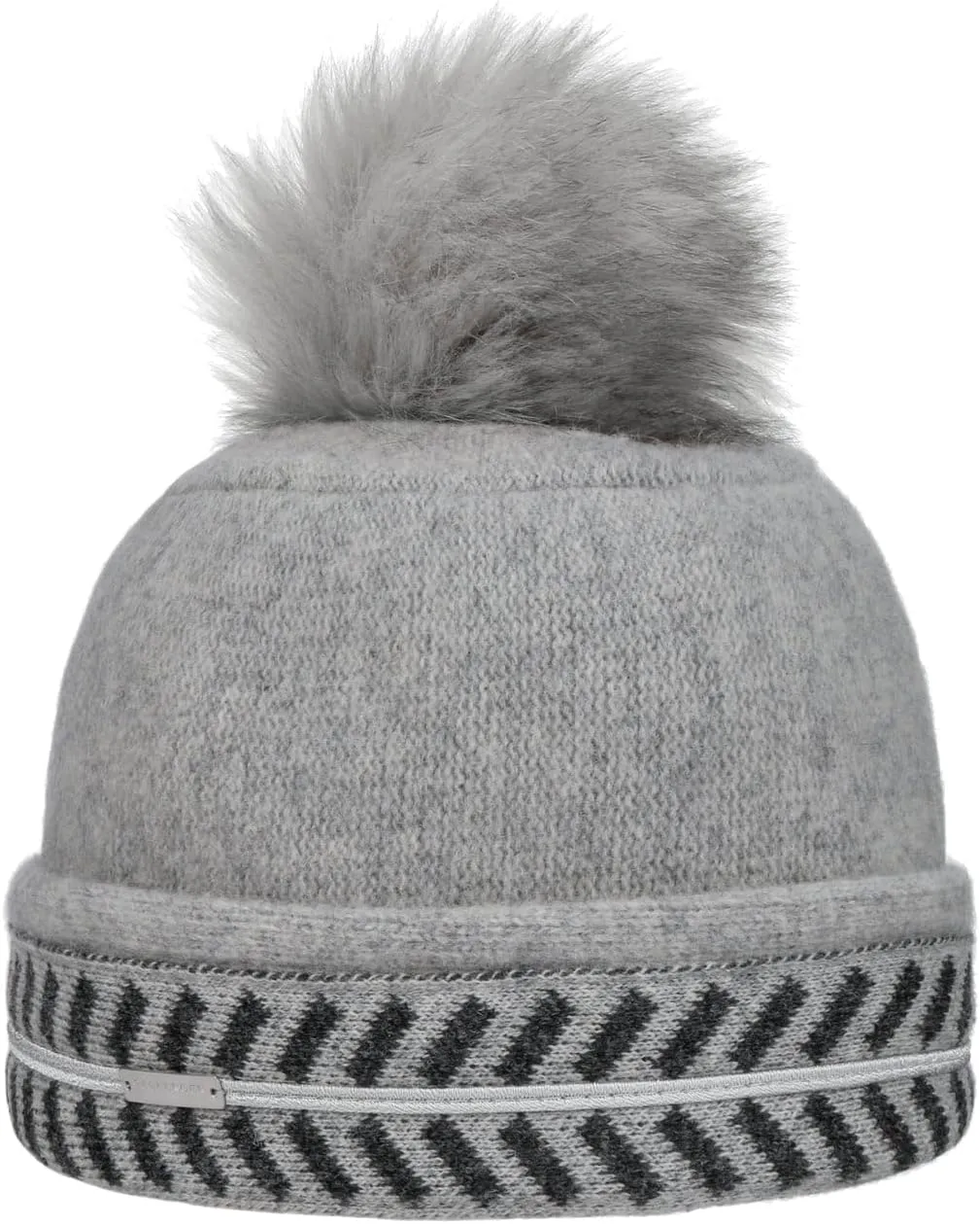 Kenama Milled Wool Hat Women Grey One Size