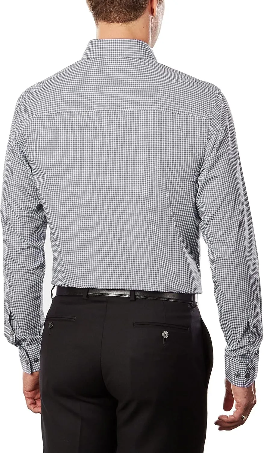 Kenneth Cole Men's Dress Shirt Slim Fit Checks and Stripes (Patterned)