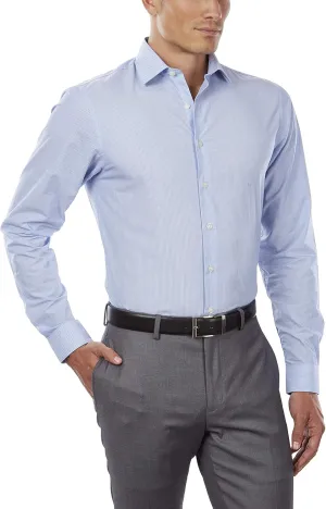 Kenneth Cole Men's Dress Shirt Slim Fit Checks and Stripes (Patterned)