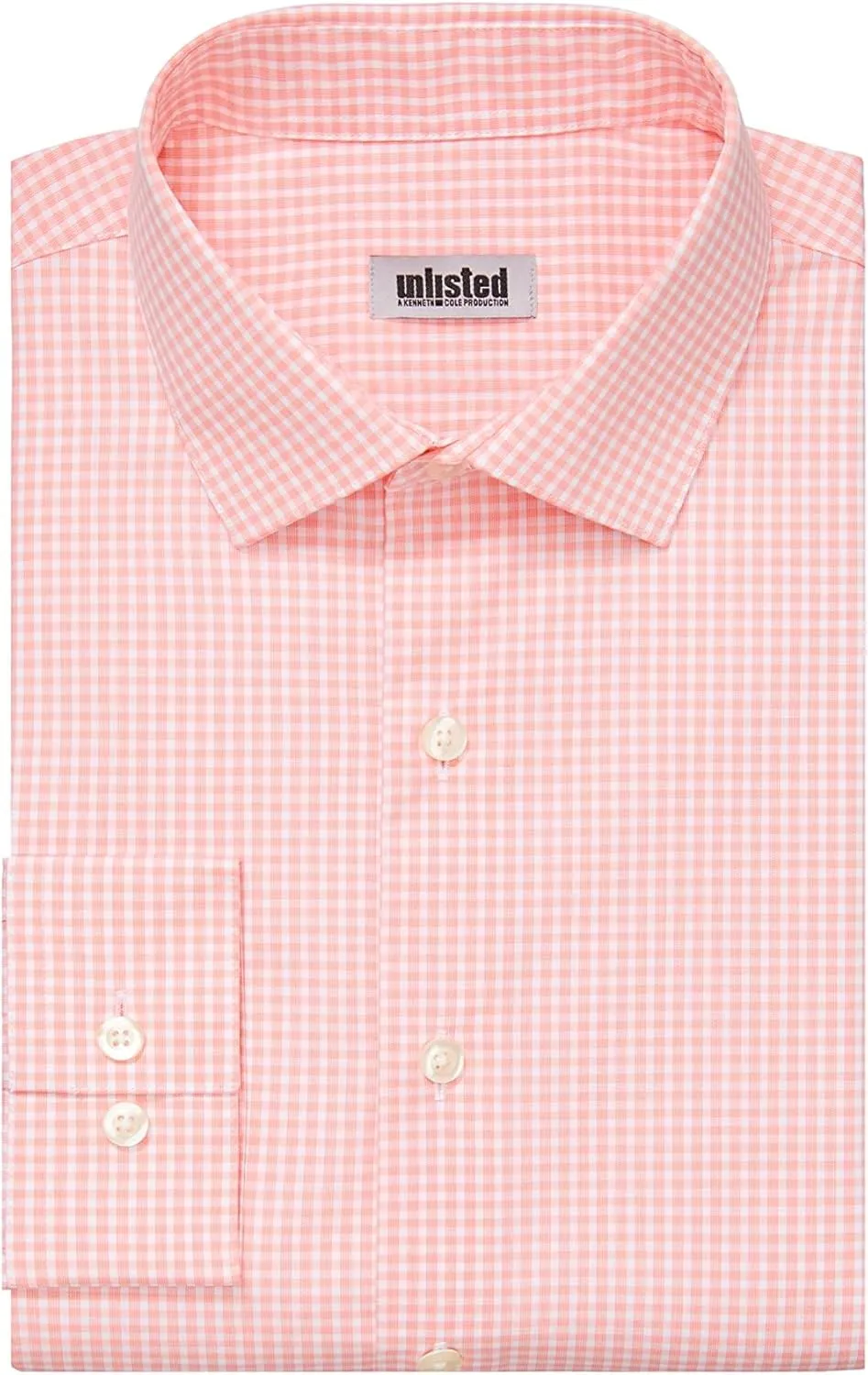 Kenneth Cole Men's Dress Shirt Slim Fit Checks and Stripes (Patterned)