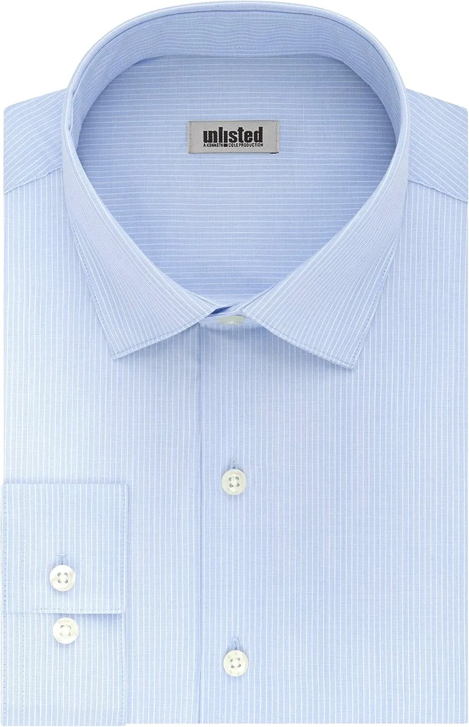 Kenneth Cole Unlisted Men's Dress Shirt Slim Fit Checks and Stripes (Patterned)