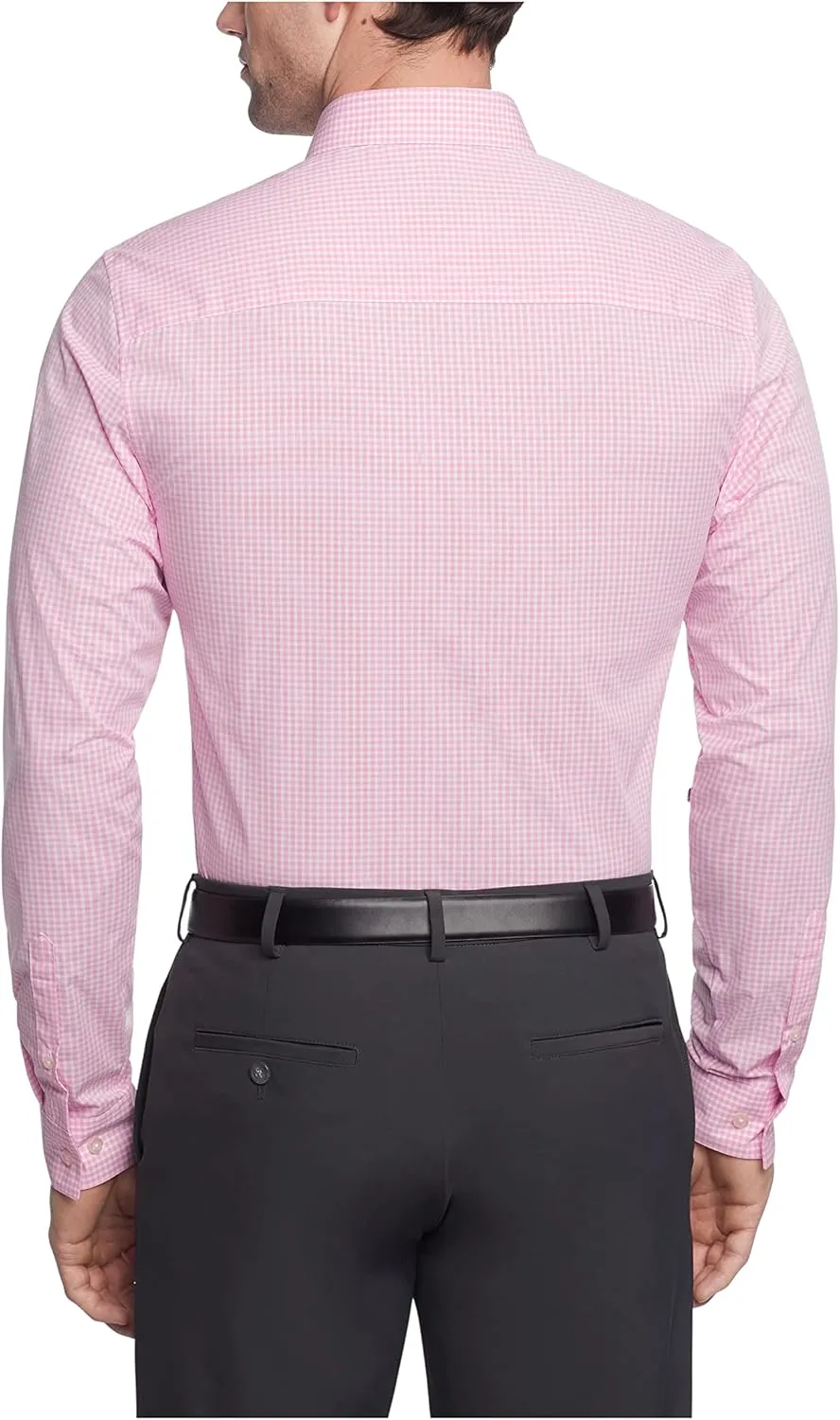 Kenneth Cole Unlisted Men's Dress Shirt Slim Fit Checks and Stripes (Patterned)
