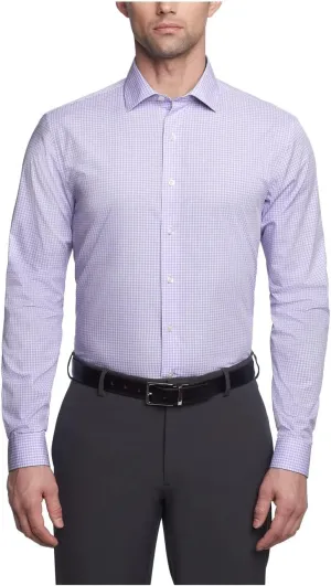 Kenneth Cole Unlisted Men's Slim Fit Checks and Stripes (Patterned) Dress Shirt - Amazon Exclusive
