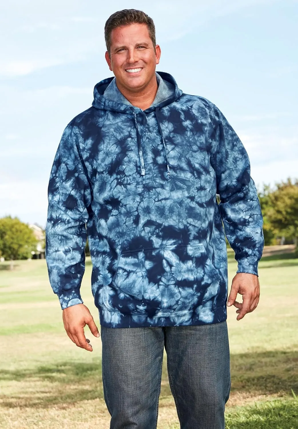 KingSize Men's Big & Tall Fleece Pullover Hoodie
