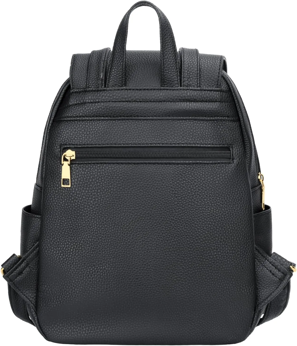 KKXIU Trendy Leather Backpack Purse for Women and Ladies Shoulder Travel Daypacks Bags (A-Black)
