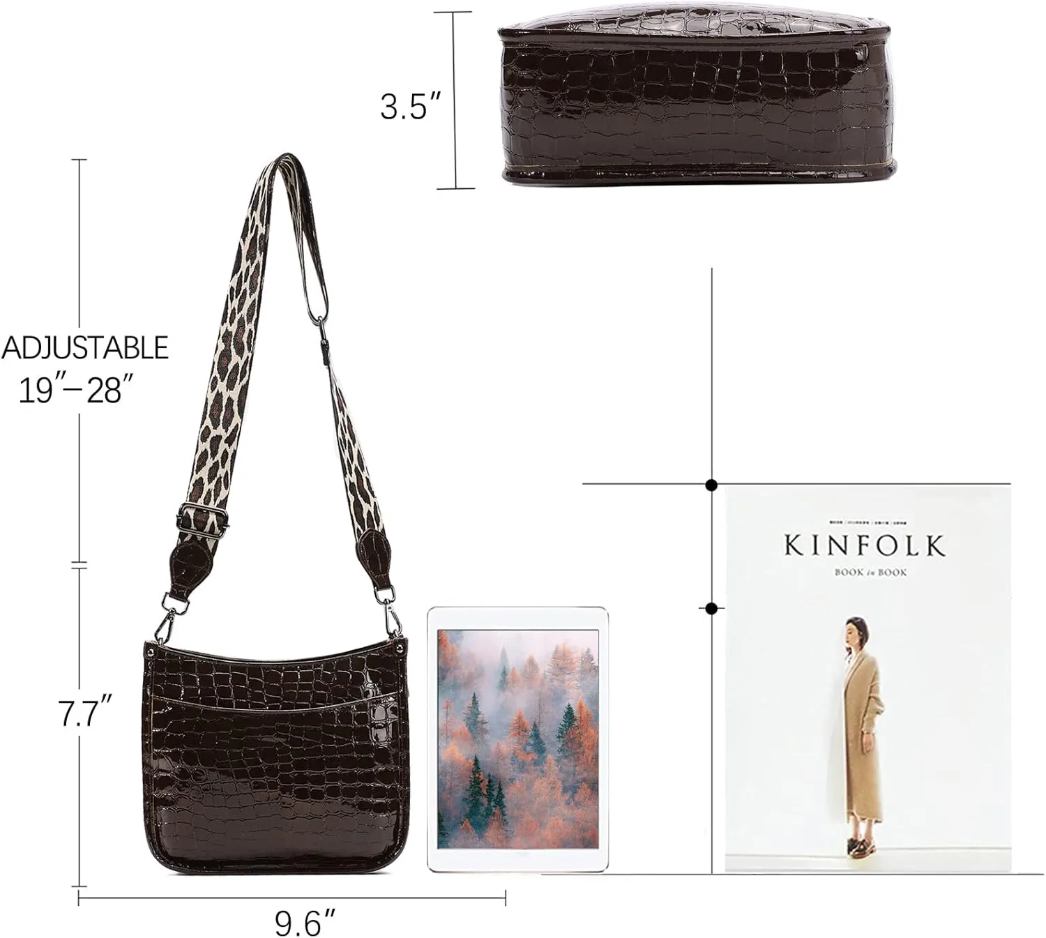 KL928 Crossbody Bags for Women Shoulder Handbags Sling Bag Soft FAUX Leather Shoulder Purses