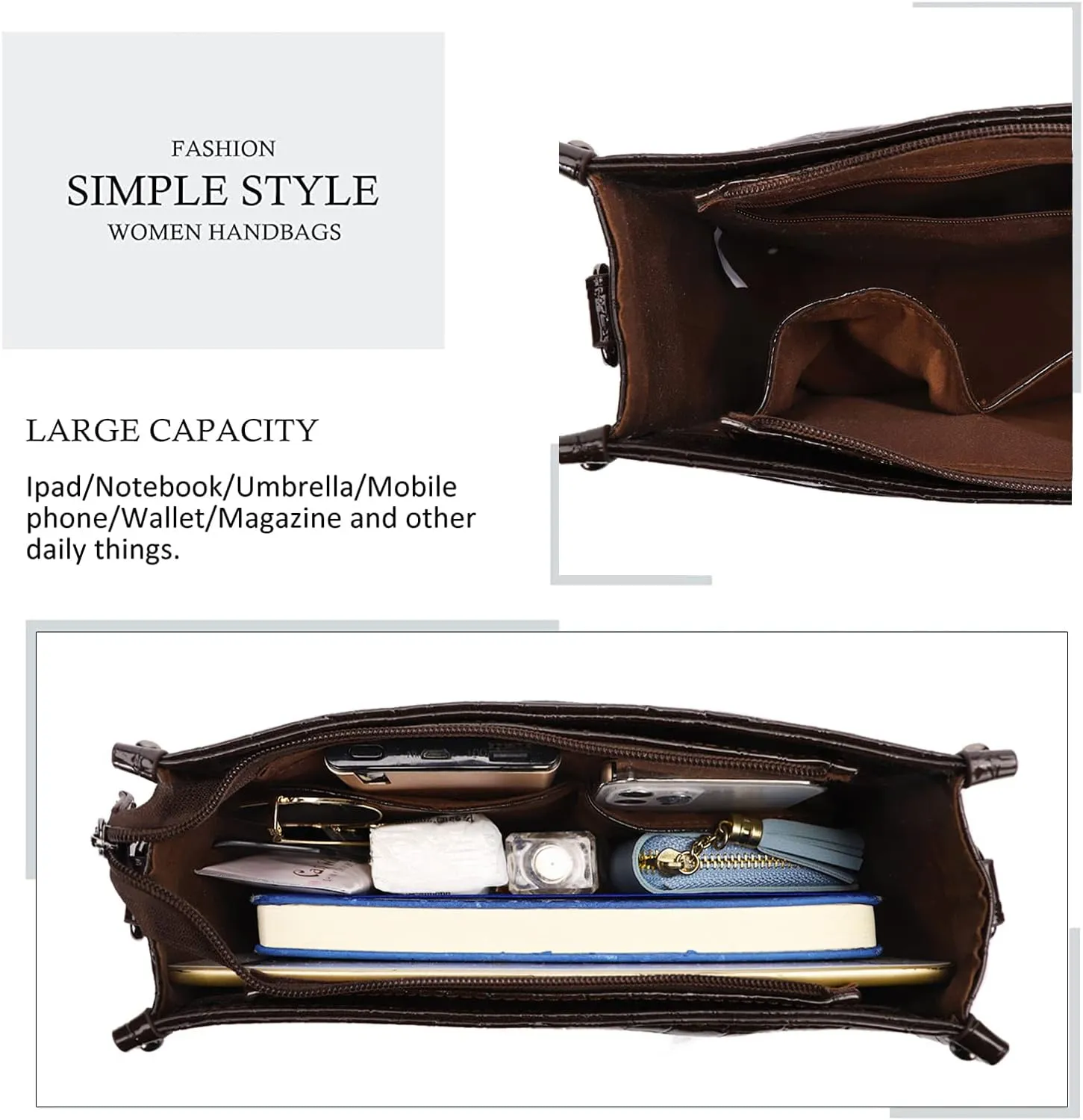 KL928 Crossbody Bags for Women Shoulder Handbags Sling Bag Soft FAUX Leather Shoulder Purses