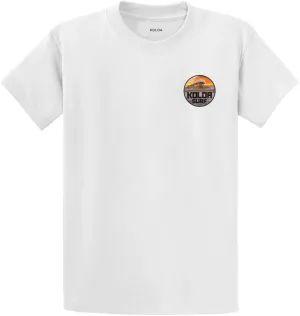 Koloa Mens Vintage Surfer Logo Heavy Cotton Tee in Regular, Big and Tall