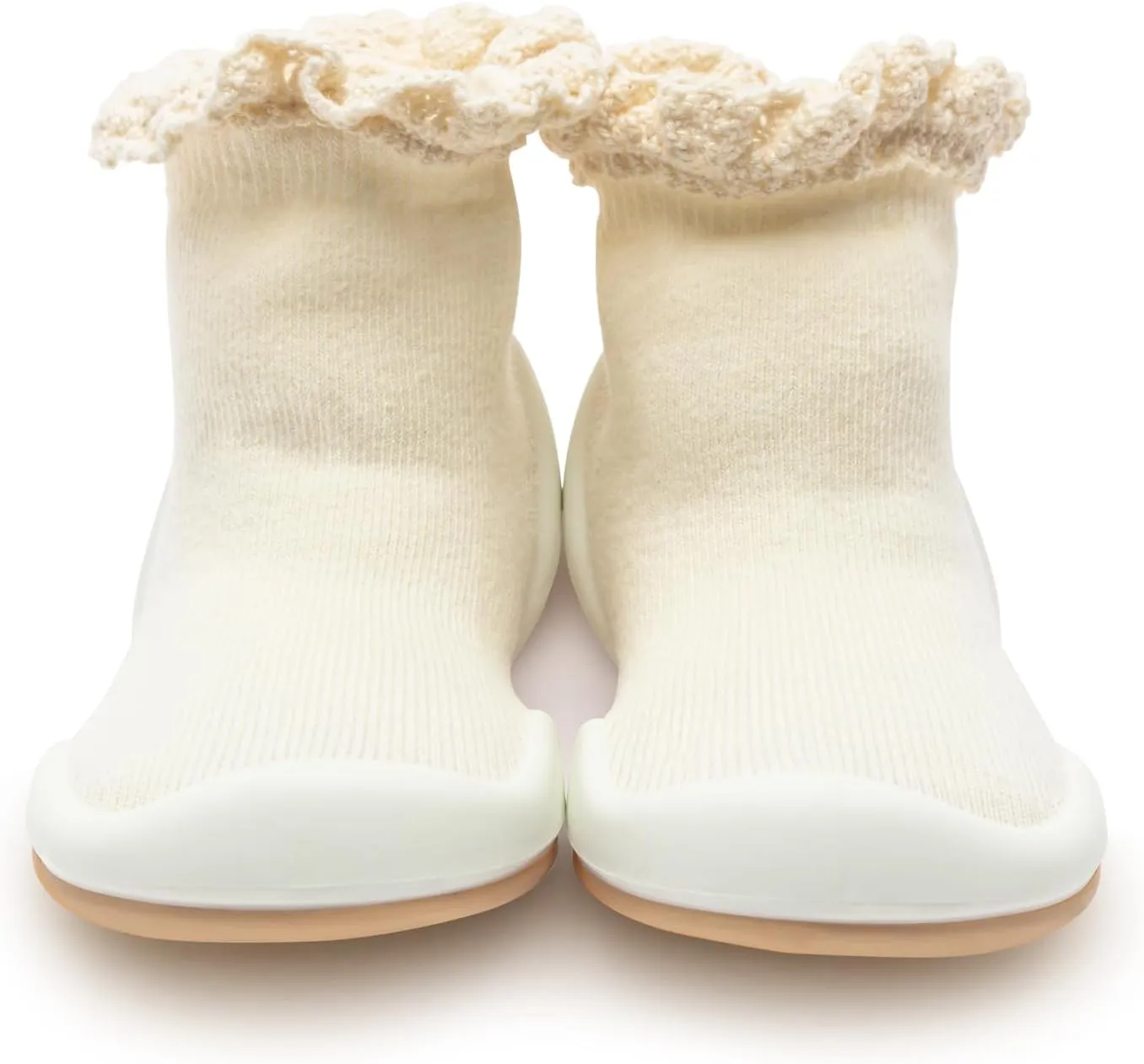 Komuello Toddler Girl Shoes, Premium Materials, Breathable, Washable, Non-Slip, Stay-On, Cotton Socks with Air Pocket Cushion for Indoor and Outdoor - BPA Free Toddler Shoes for Girls