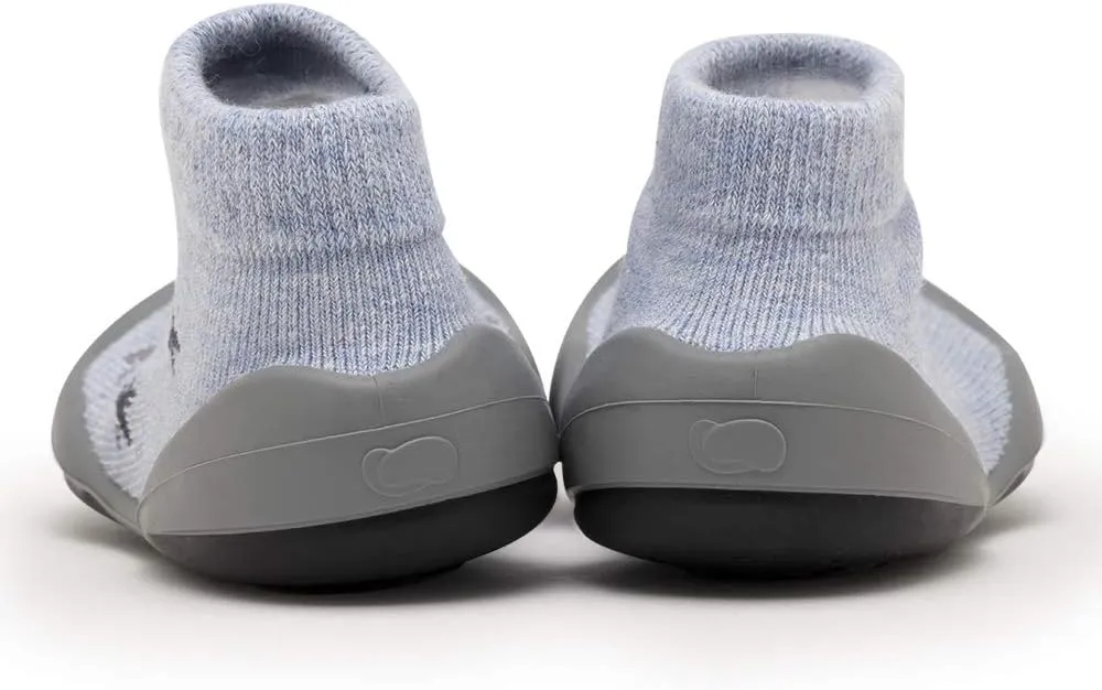 Komuello Toddler Girl Shoes, Premium Materials, Breathable, Washable, Non-Slip, Stay-On, Cotton Socks with Air Pocket Cushion for Indoor and Outdoor - BPA Free Toddler Shoes for Girls
