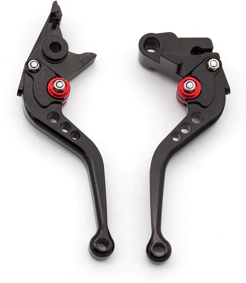 Krace Motorcycle Clutch Brake Levers Set Fit For Benelli TNT 125 135 2016 2017 2018 w. 7/8" 22mm Rubber Handlebar Hand Grips