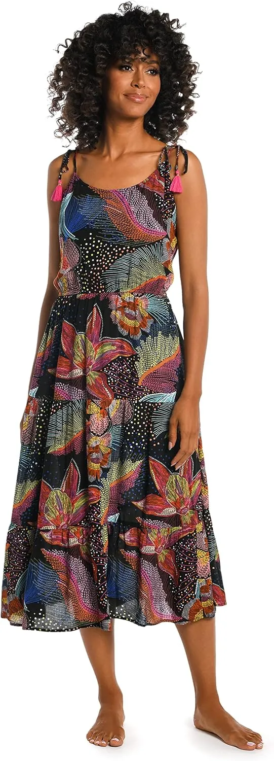 La Blanca Women's Midi Dress Swimsuit Cover Up