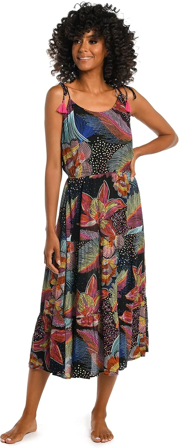 La Blanca Women's Midi Dress Swimsuit Cover Up