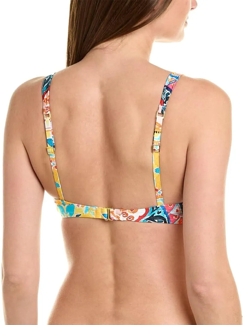 La Blanca Women's Standard Over The Shoulder Triangle Swimsuit Top