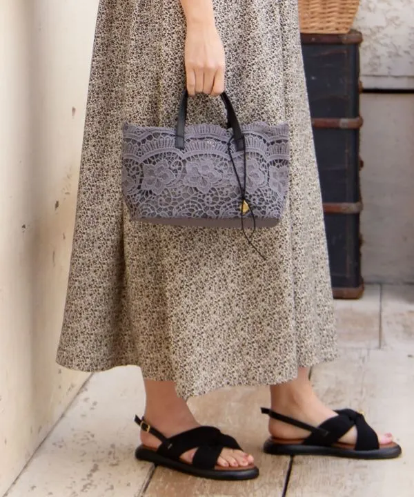 LE PUY Lace Inspired Handbag