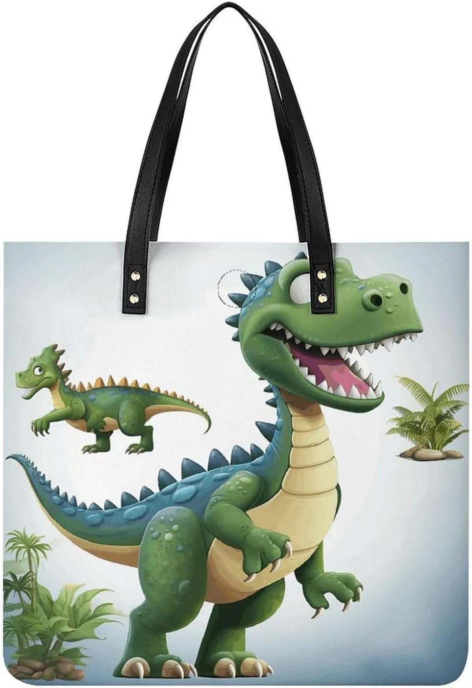 Leather Handbag for Women Tote Bag with Magnetic Buckle Xmas Snowman Crossbody Bag Shoulder Bag