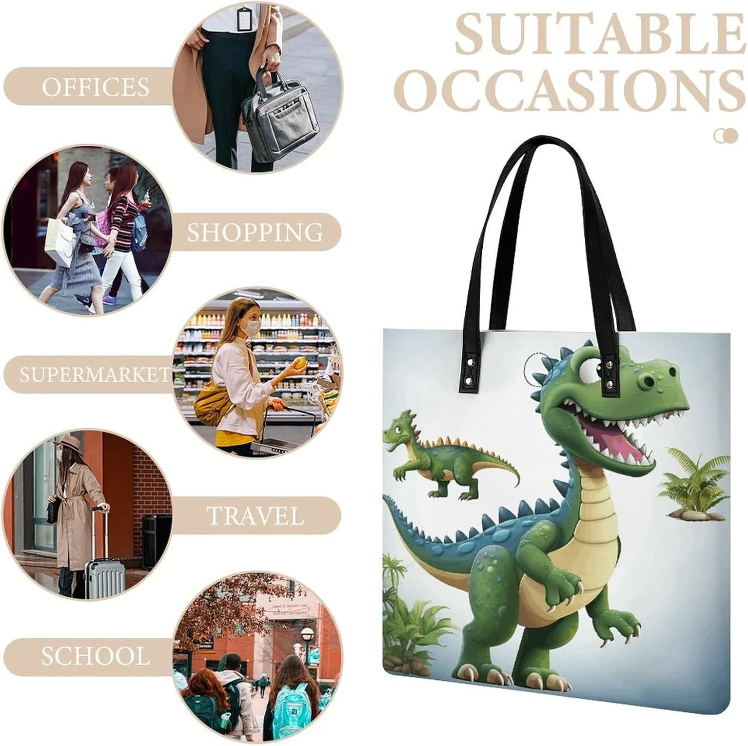 Leather Handbag for Women Tote Bag with Magnetic Buckle Xmas Snowman Crossbody Bag Shoulder Bag