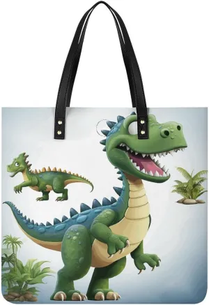 Leather Handbag for Women Tote Bag with Magnetic Buckle Xmas Snowman Crossbody Bag Shoulder Bag