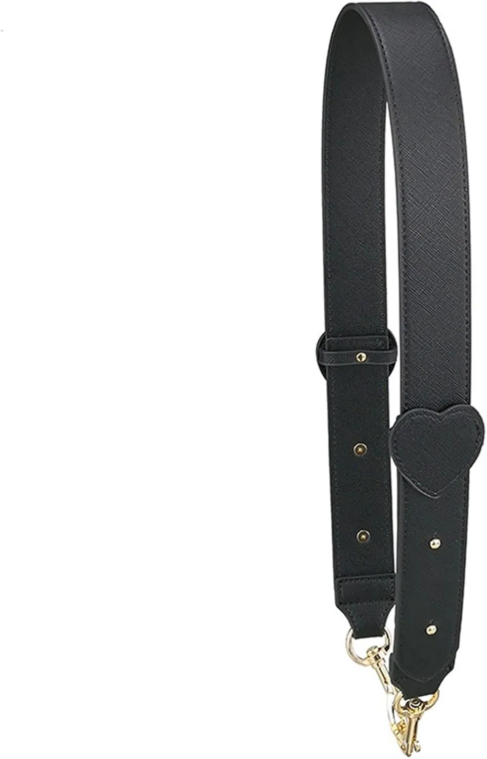 Leather Purse Crossbody Strap Heart Solid Color Replacement Strap Crossbody Bags Shoulder Bags Accessories Long 97cm