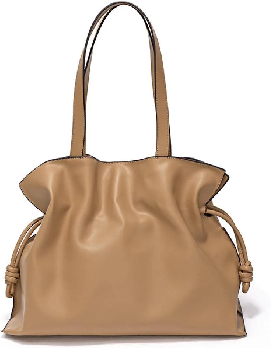 Leather Women's Large Capacity Tote Hand-held Shoulder Lucky Women's Armpit Bag