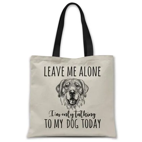 Leave me alone (Golden Retriever) Tote bag