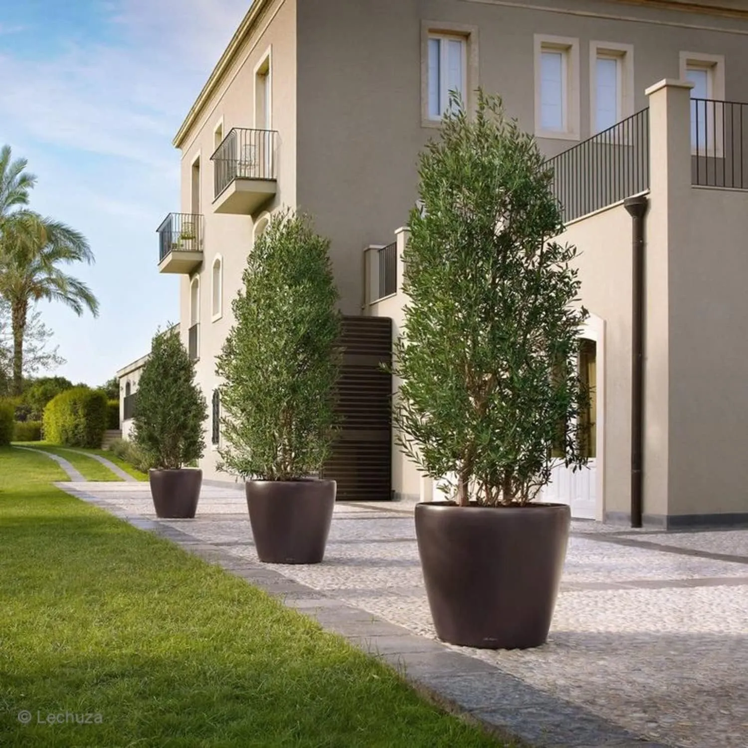 Lechuza Classico Premium 70 Taupe high Gloss 14665