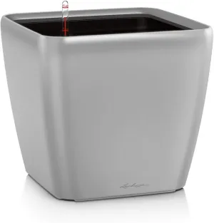 Lechuza Quadro Premium LS 28 Silver Metallic 16148