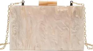 LETODE Acrylic Clutch Bags Purse Perspex Bag Handbags for Women