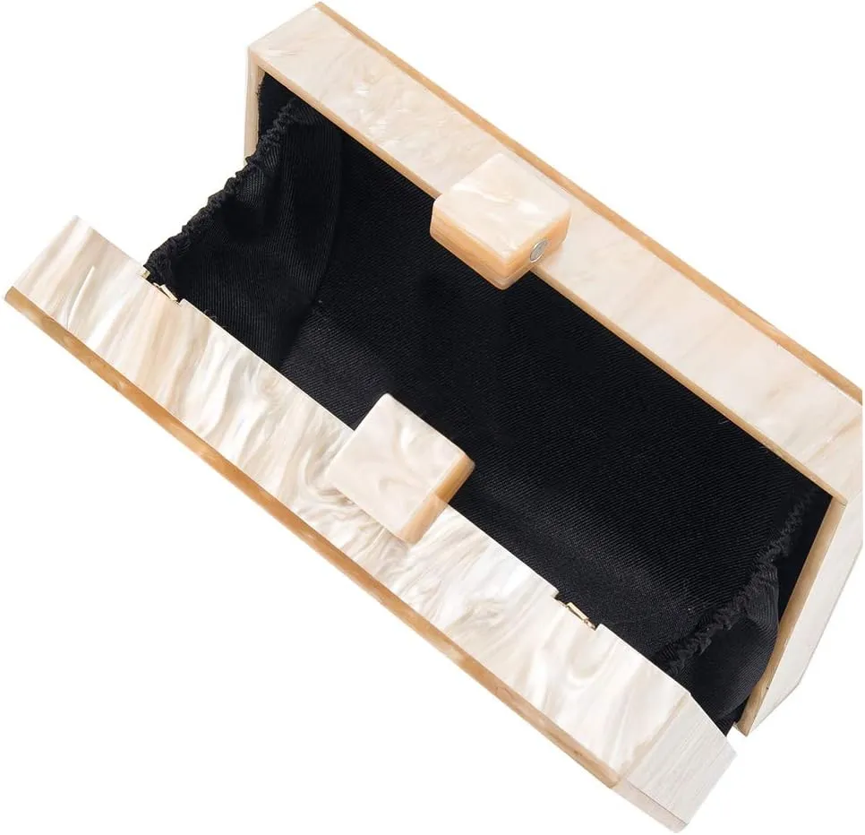 LETODE Acrylic Clutch Bags Purse Perspex Bag Handbags for Women