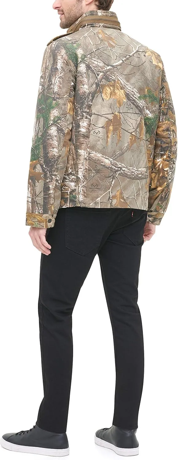 Levi's Mens Washed Cotton Military Jacket (Regular & Big & Tall Sizes)