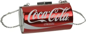 Licensed Coca-Cola Classic Can Evening Bag Coke Clutch Purse 4.75 Inches Long