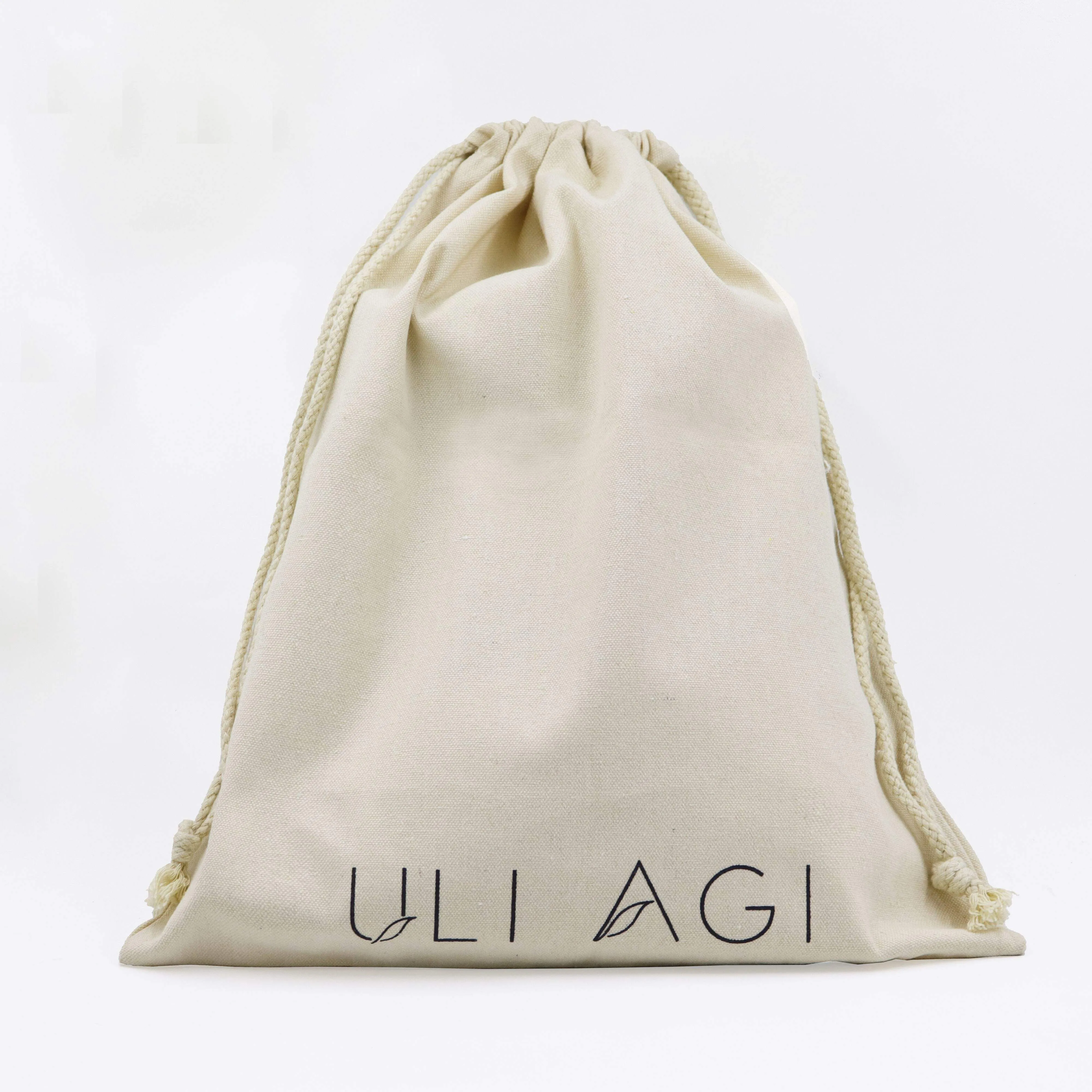 Lionwrapack Cotton Dust Bags with Rope for Hats Clothing Hair Handbag Shopping Packaging Drawstring Pouch