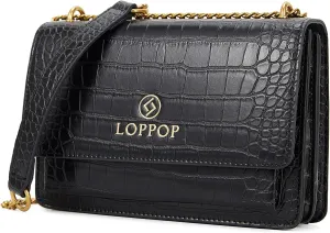 LL LOPPOP Women's Small Classy Crossbody Purse Top Handle Handbags Leather Satchel Bags for Women