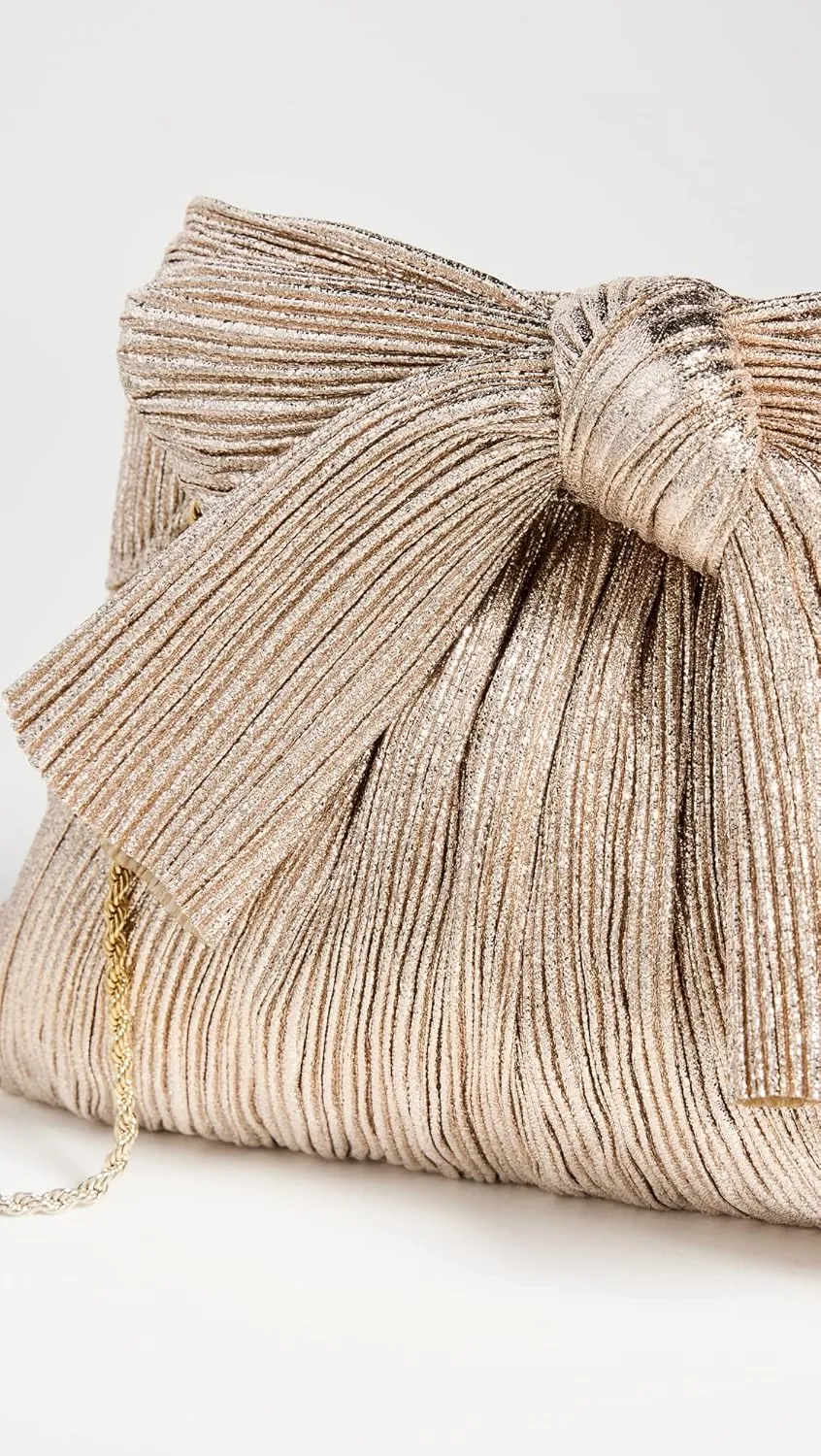 Loeffler Randall Women's Rayne Pleated Frame Clutch with Bow