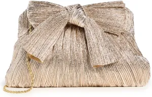 Loeffler Randall Women's Rayne Pleated Frame Clutch with Bow